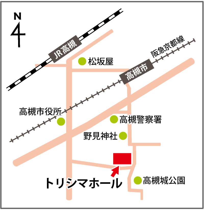 トリシマホールの近辺地図