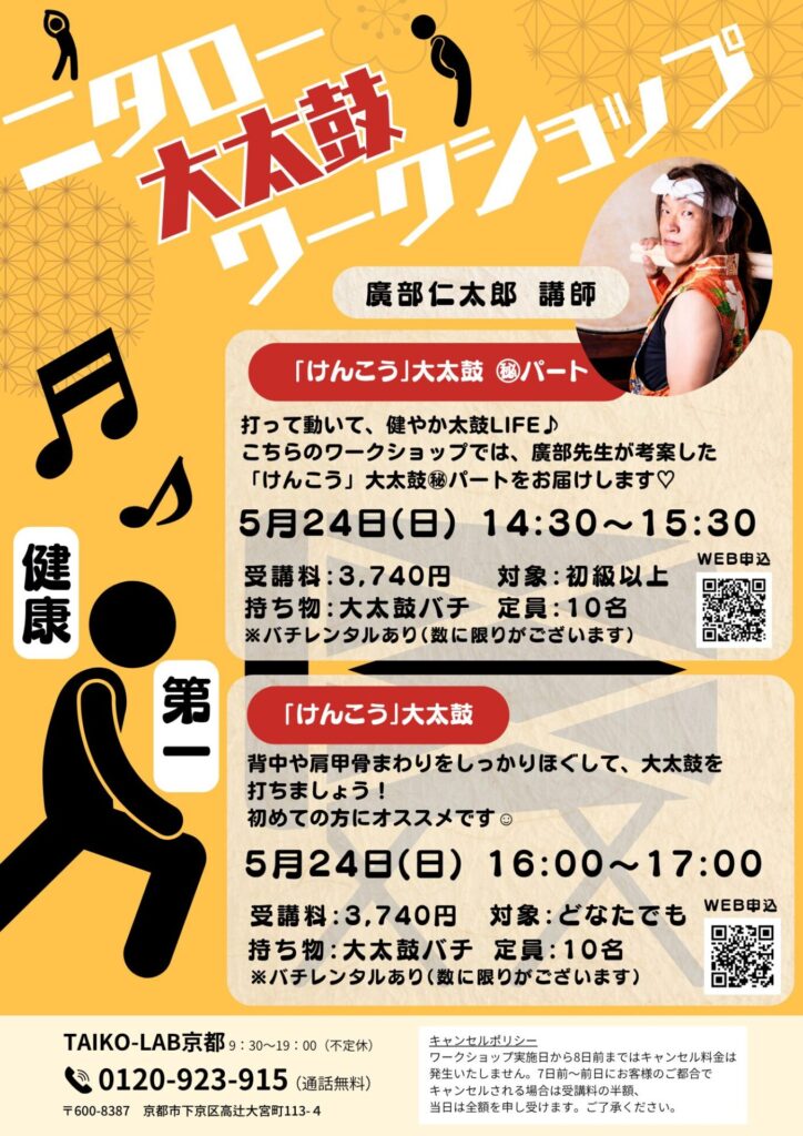 ニタローの『けんこう』大太鼓　㊙パート